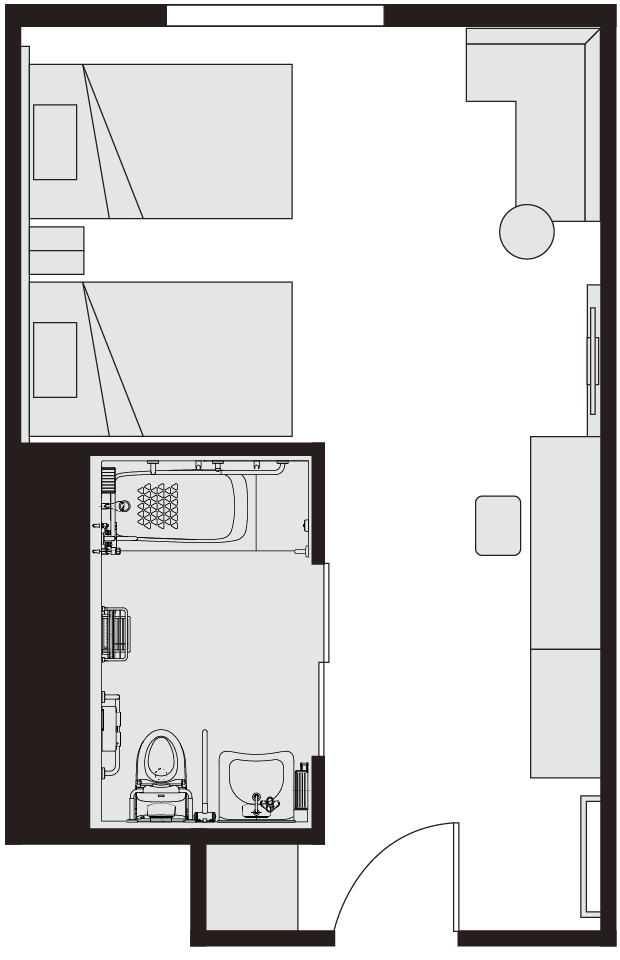 ユニバーサルデザインルーム 図面
