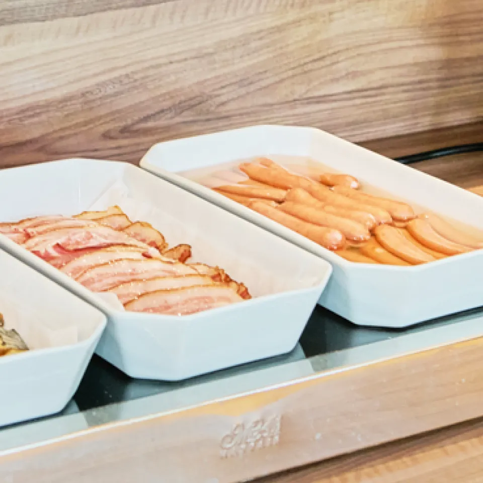 ファームヨシダさんのベーコン＆ウィンナー